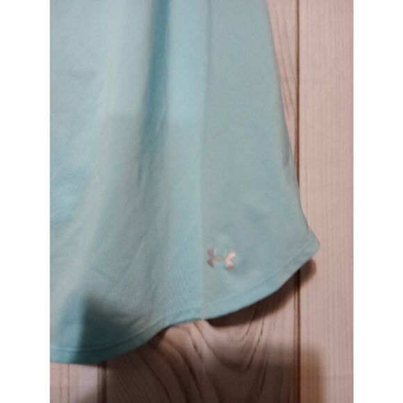 Ladies Small Under Armour Tank Top Racerback Workout Activewear Turquoise - Picture 3 of 7